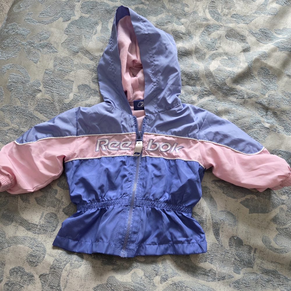 Reebok Kids Raincoat - Purple and Pink